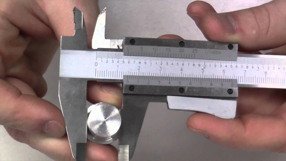 vernier midiendo
